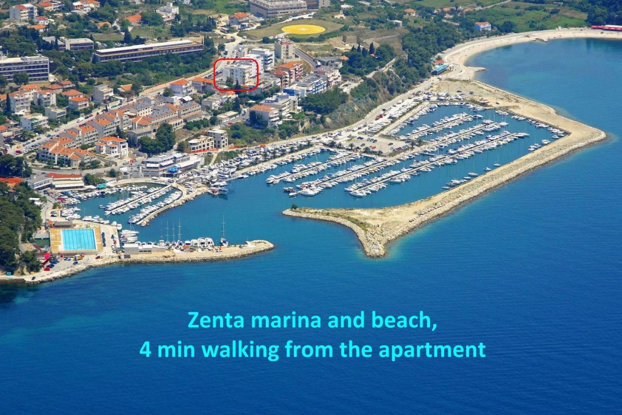 Modern Apt With Terrace 4 Min Walk To The Beach Сплит Екстериор снимка