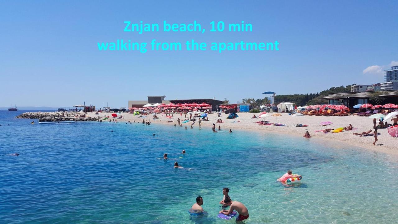 Modern Apt With Terrace 4 Min Walk To The Beach Сплит Екстериор снимка